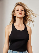 Load image into Gallery viewer, Tank Crop Black